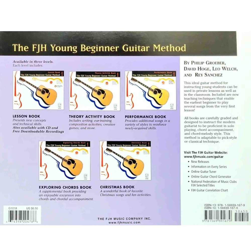 The FJH Young Beginner Guitar Method, Exploring Chords Book 1