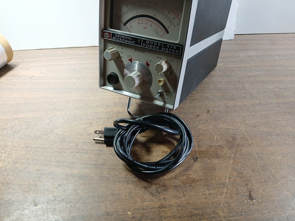 GENERAL MICROWAVE MODEL 476 POWER METER Tested Working