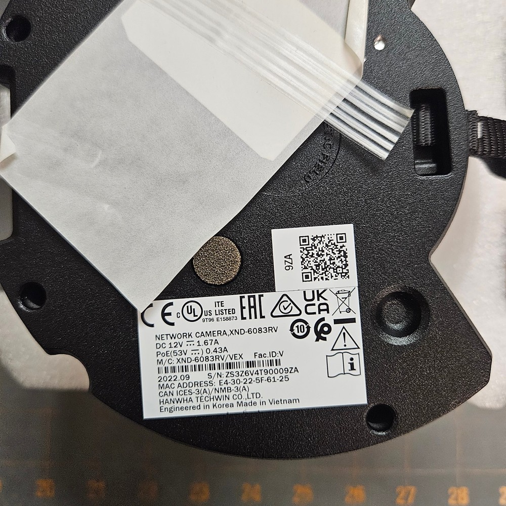 Hanwah XND-6083RV Network Dome Camera