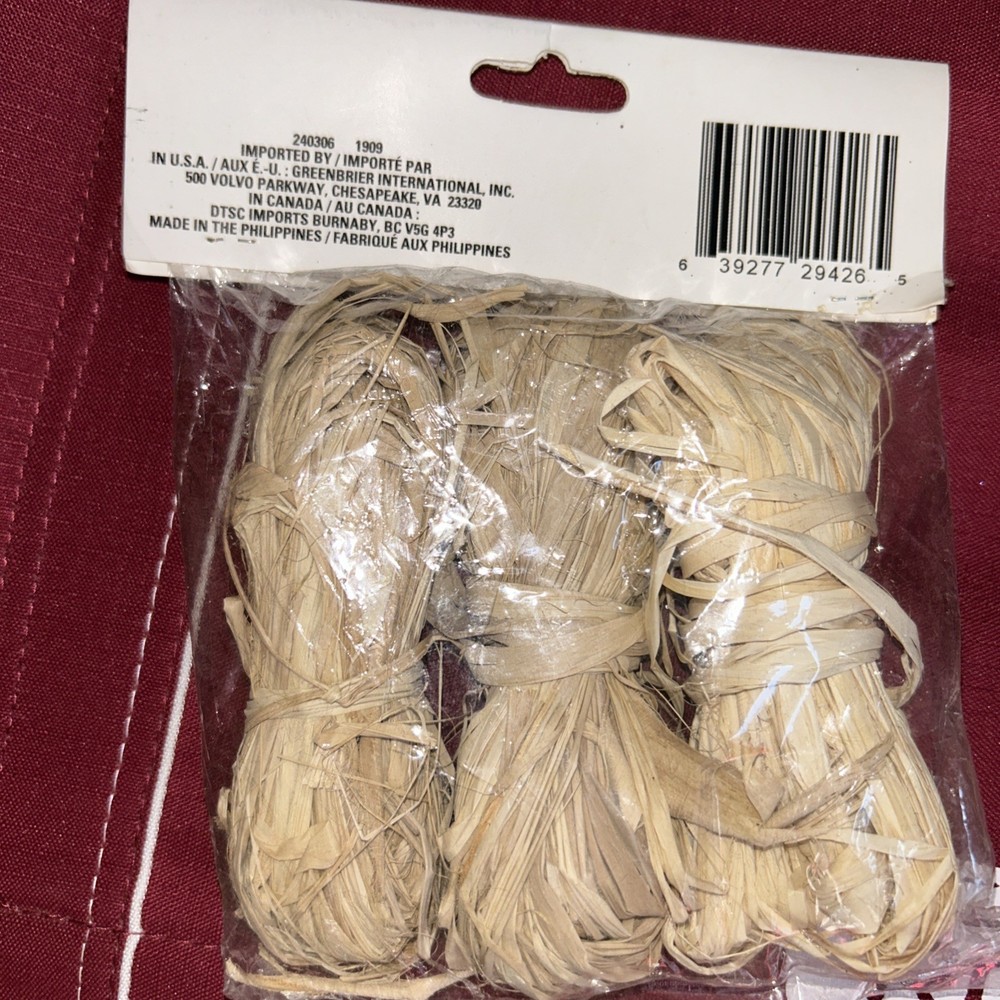 Natural Raffia Bundles Craft Greenbrier