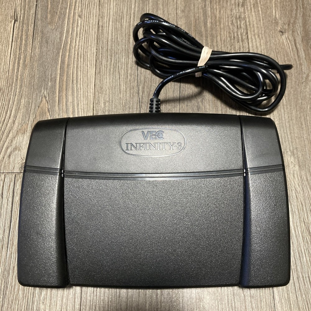 VEC Infinity 3 Transcription USB Computer Digital Foot Pedal Control TESTED