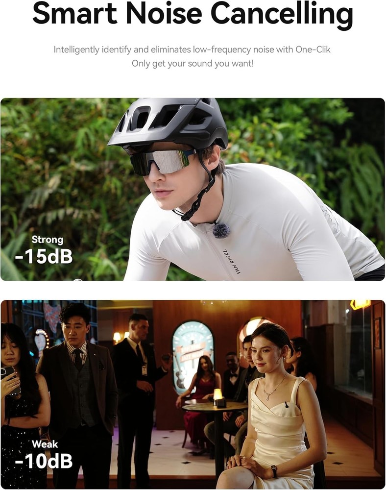 Hollyland LARK M2S DUO USB C Dual Wireless Microphone Bundle