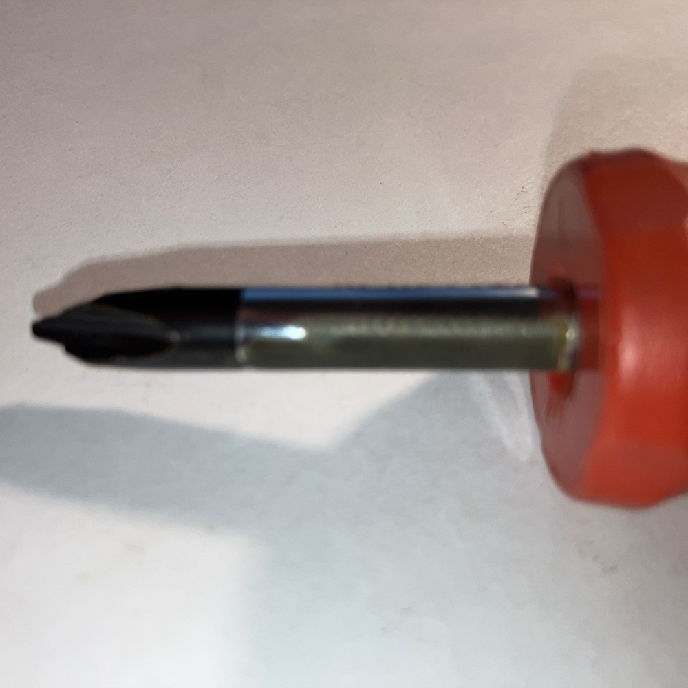 Proto Tools Stubby Phillips Screwdriver Hard Red Handle USA