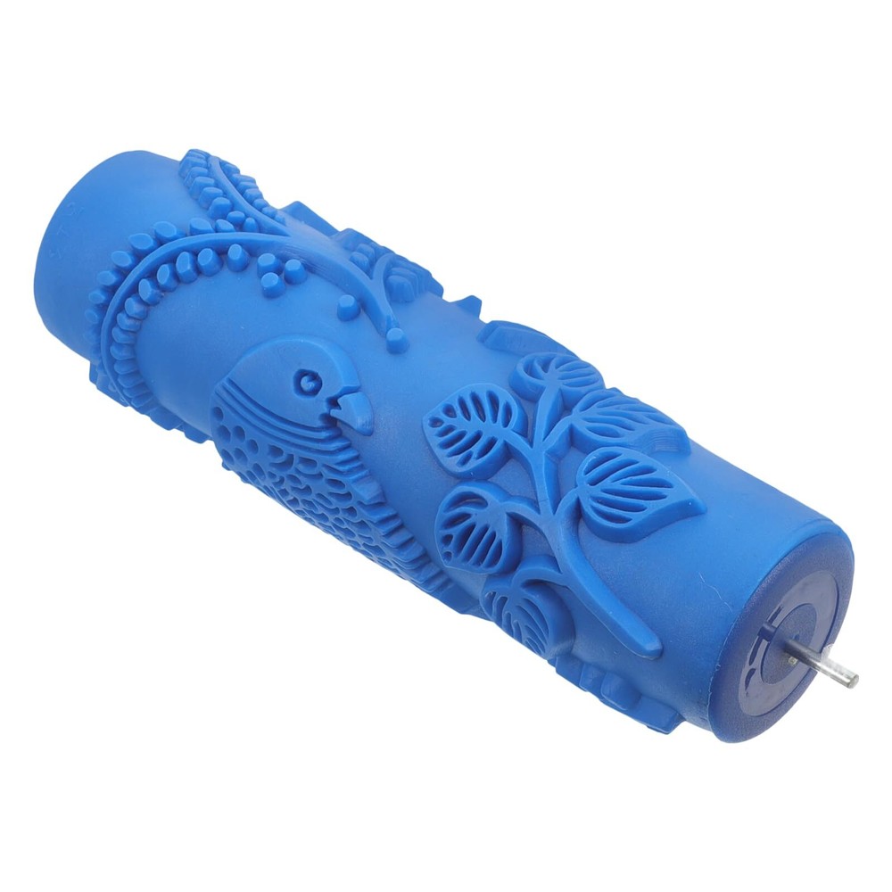 jojofuny 7'' Decorative Rubber Paint Roller with Design Patterns for DIY Wall...