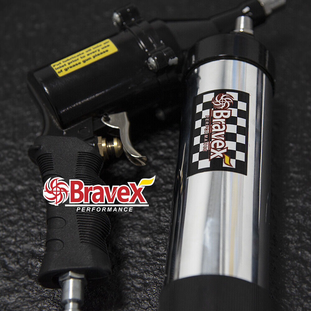 Air-Operated Grease Gun, Continuous Flow, Fully Automatic One Hand Operation