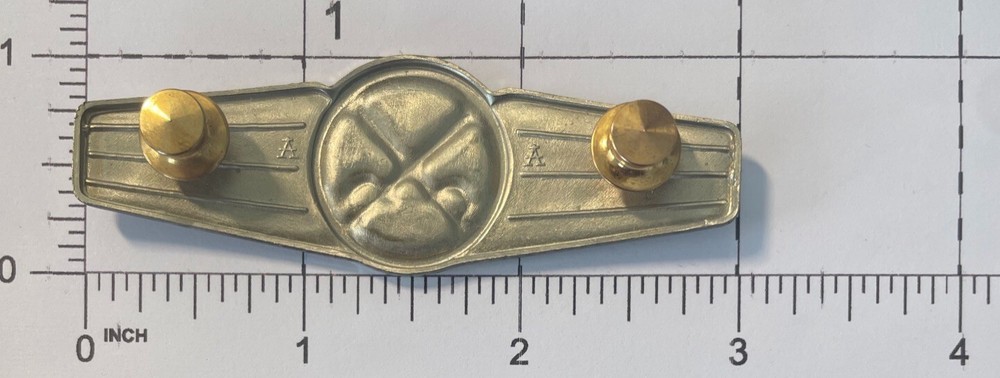 Germany Personal General Service Pin Badge Silver Version Used PN1