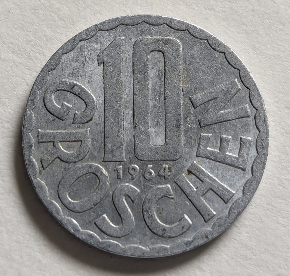 Austria, 1964, 10 Groschen