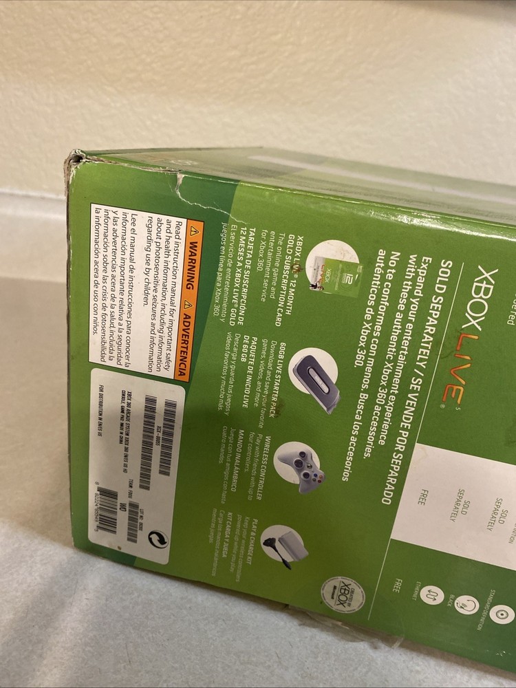 Xbox 360 Arcade Box Only