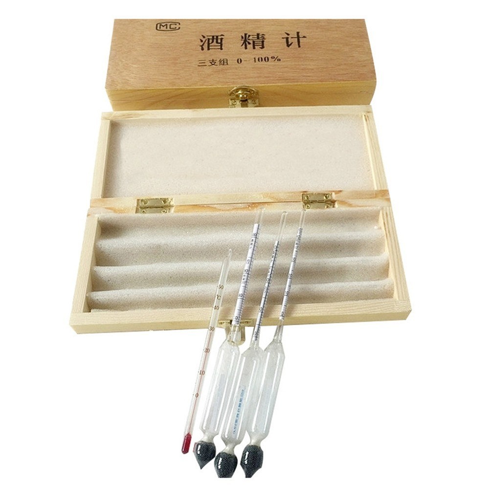 Alcohol Meter Set Tools Test Meters & Detectors 1 Pack Accessories Glass