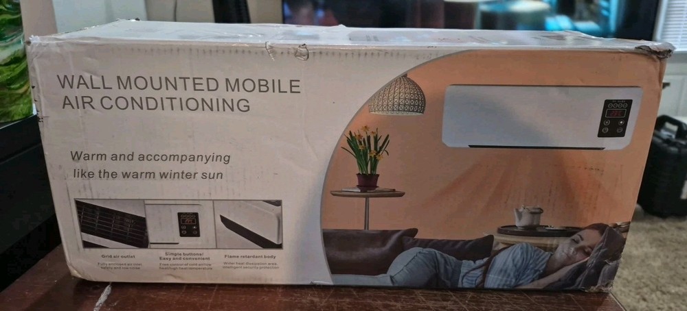 Wall Mounted Mobile Air Conditioner L-2008 Adjustable Cooling - New Open Box