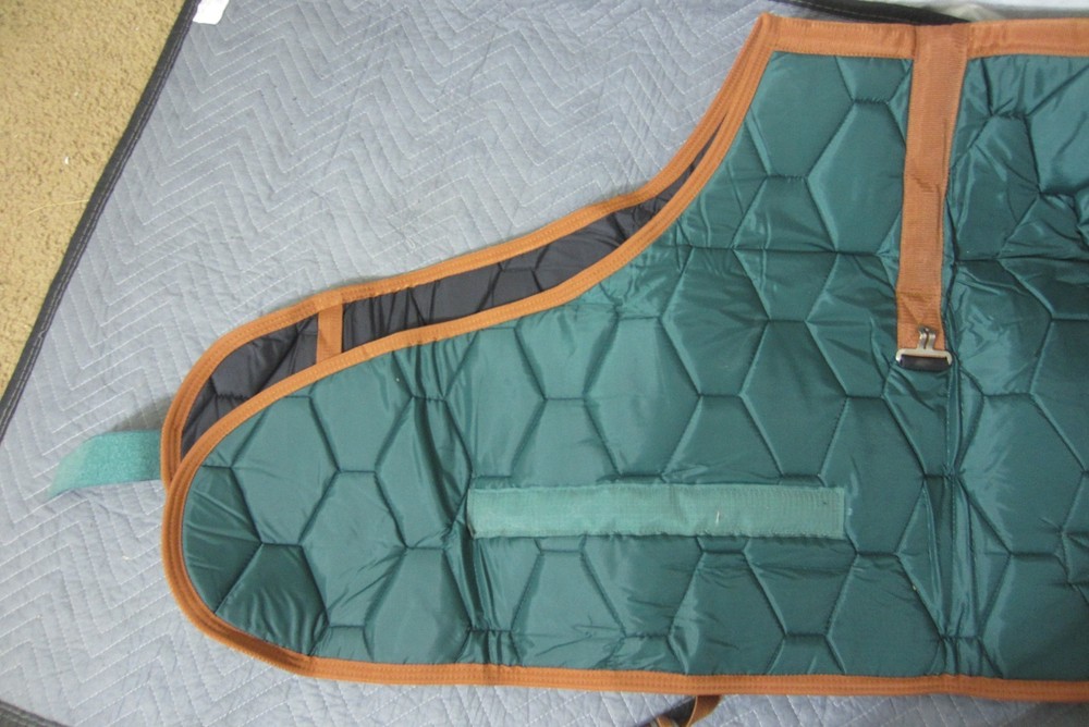 Adjustable Foal Mini Horse Winter Blanket Green Medium