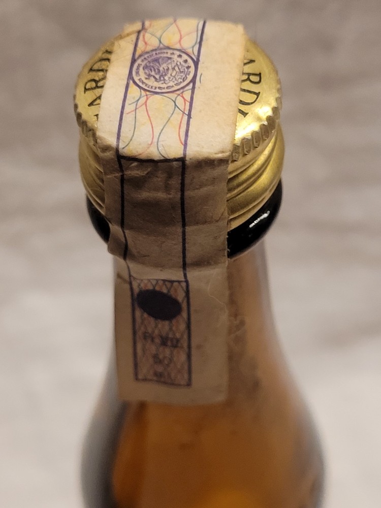 Ron Bacardi Anejo Miniature Original Label