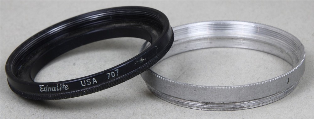 45.6mm Lens Thread to Series VII 7 Ednalite #707 FILTER HOLDER/ADAPTER w/RING