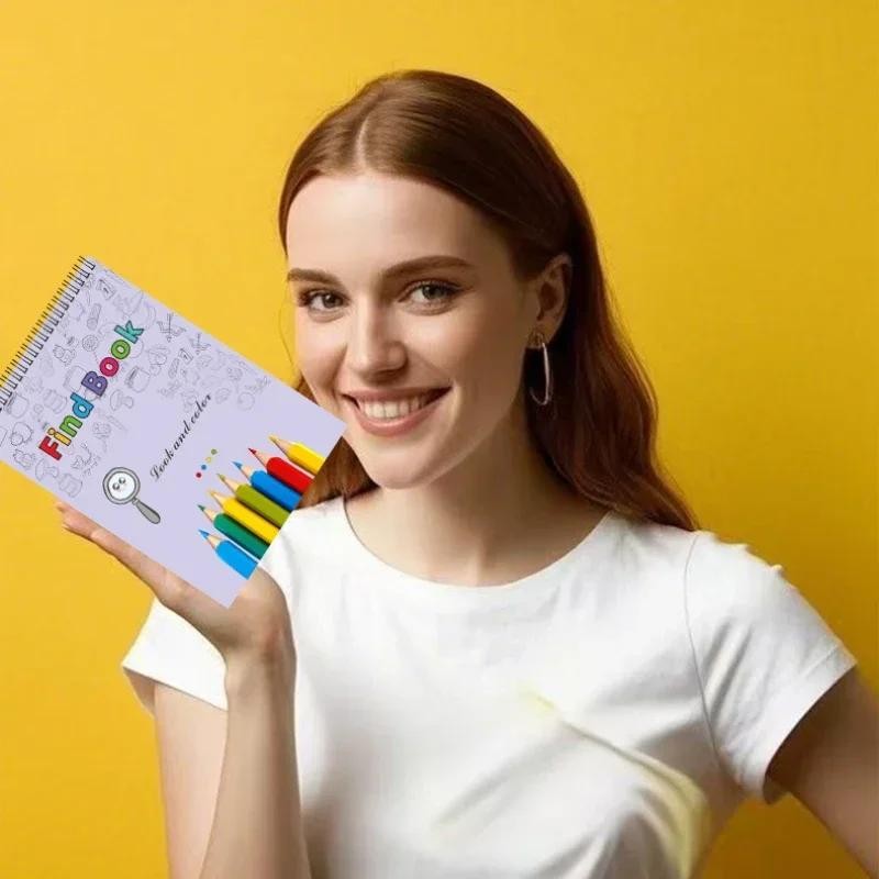 Interactive Hidden Objects Book | Find & Color Puzzle Educational Fun for Kids