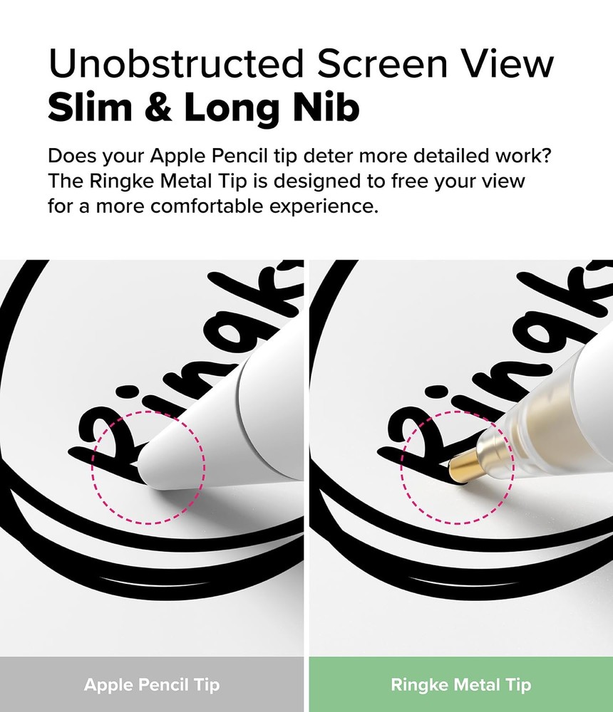 Apple Pencil Tips [3 Pack/Replacements for All Generations] Compatible with A...