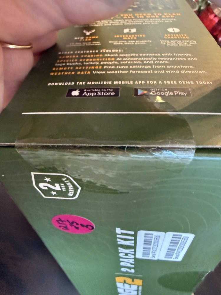 Moultrie Mobile Edge2 Cellular Trail Camera 2 Pack Kit