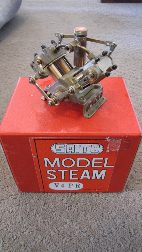 Saito model marine steam engine V4PR