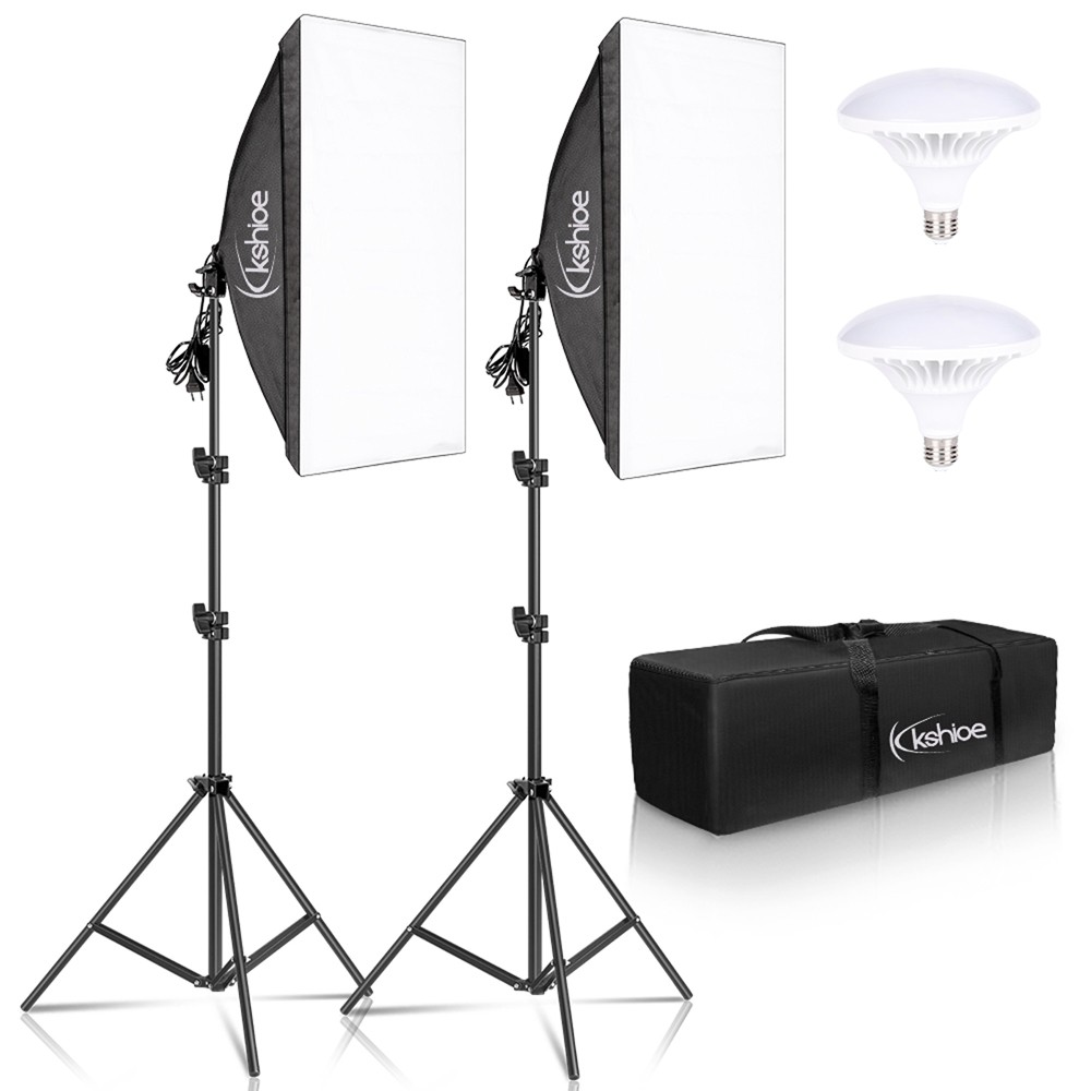 Softbox Lighting Kit, Photo Equipment Studio Soft box 20" x 27", with E27 Socket