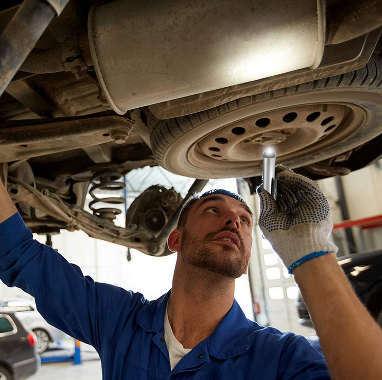 Magnetic Penlight Pocket COB Work Light Rechargeable LED Flashlight Waterproof