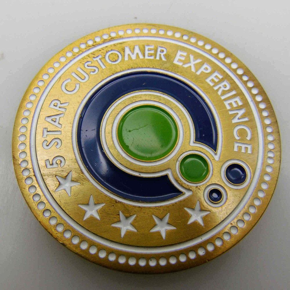 5 STAR CUSTOMER EXPERIENCE CHALLENGE COIN