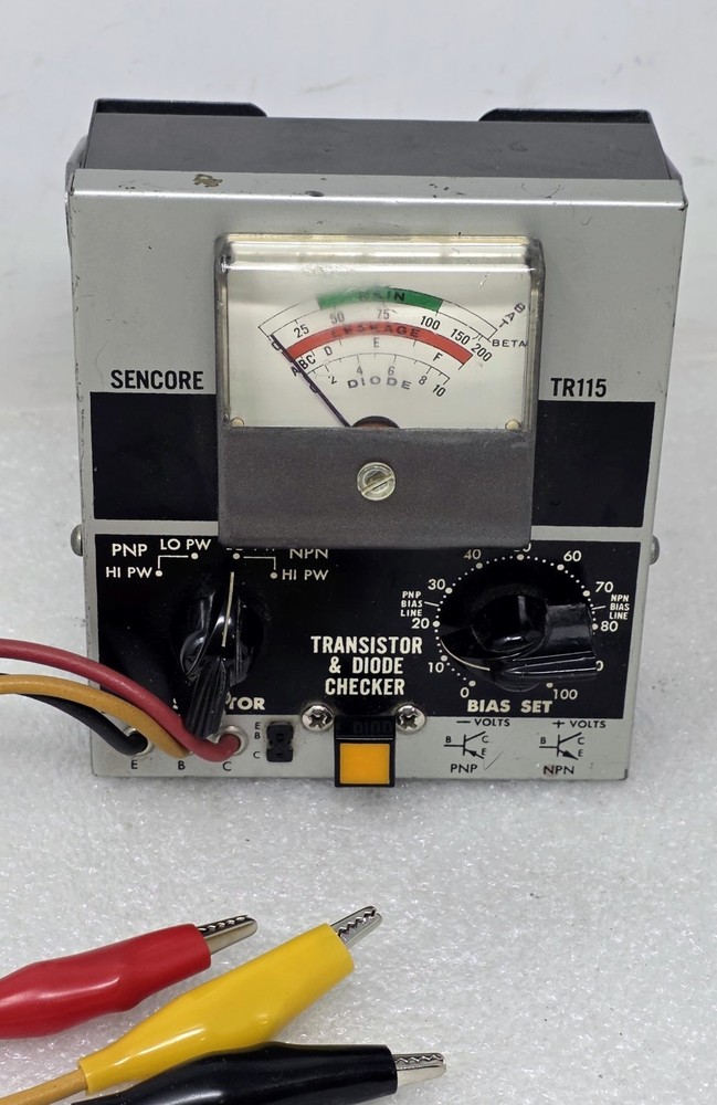 Vintage Sencore TR115 Transistor and Diode Checker