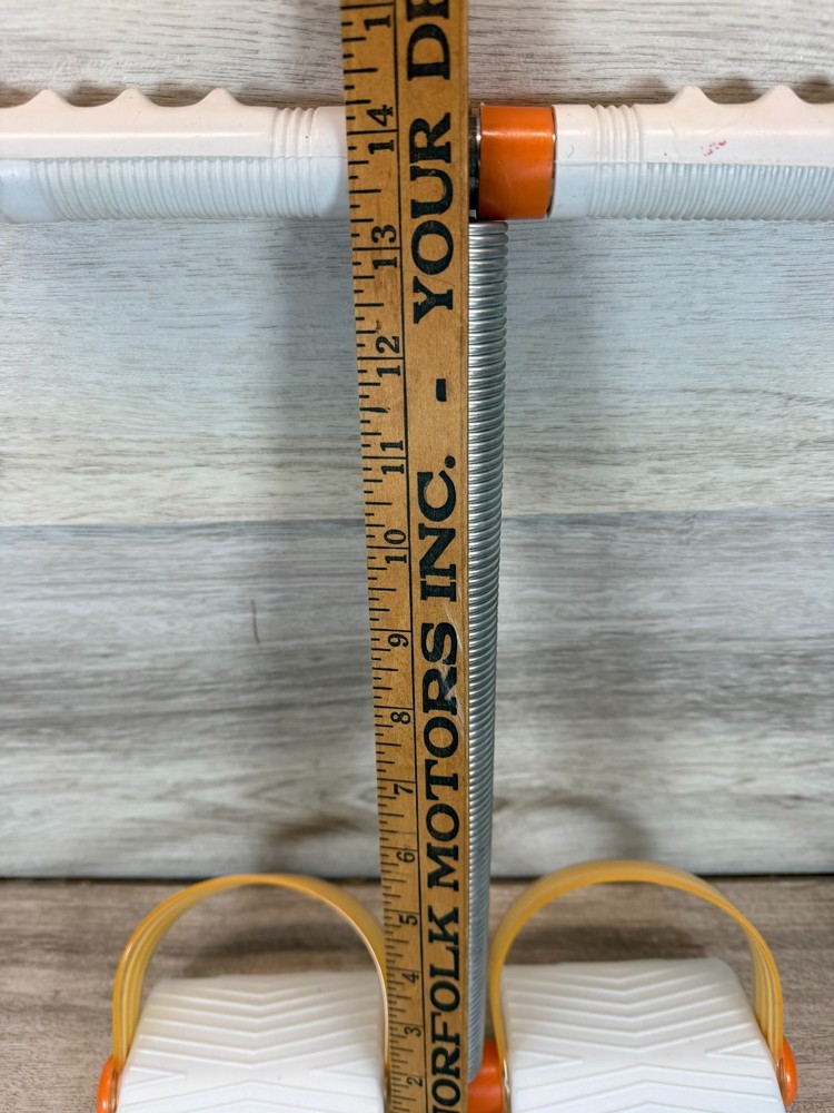 Vintage Rowing Exerciser Pull-up Spring Action Row 1980s Ab Workout & Manual
