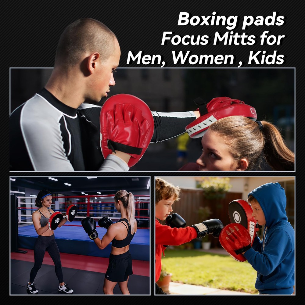 2 Pack Boxing Mitts MMA Punching Focus Mitts Training Boxing Target Pads