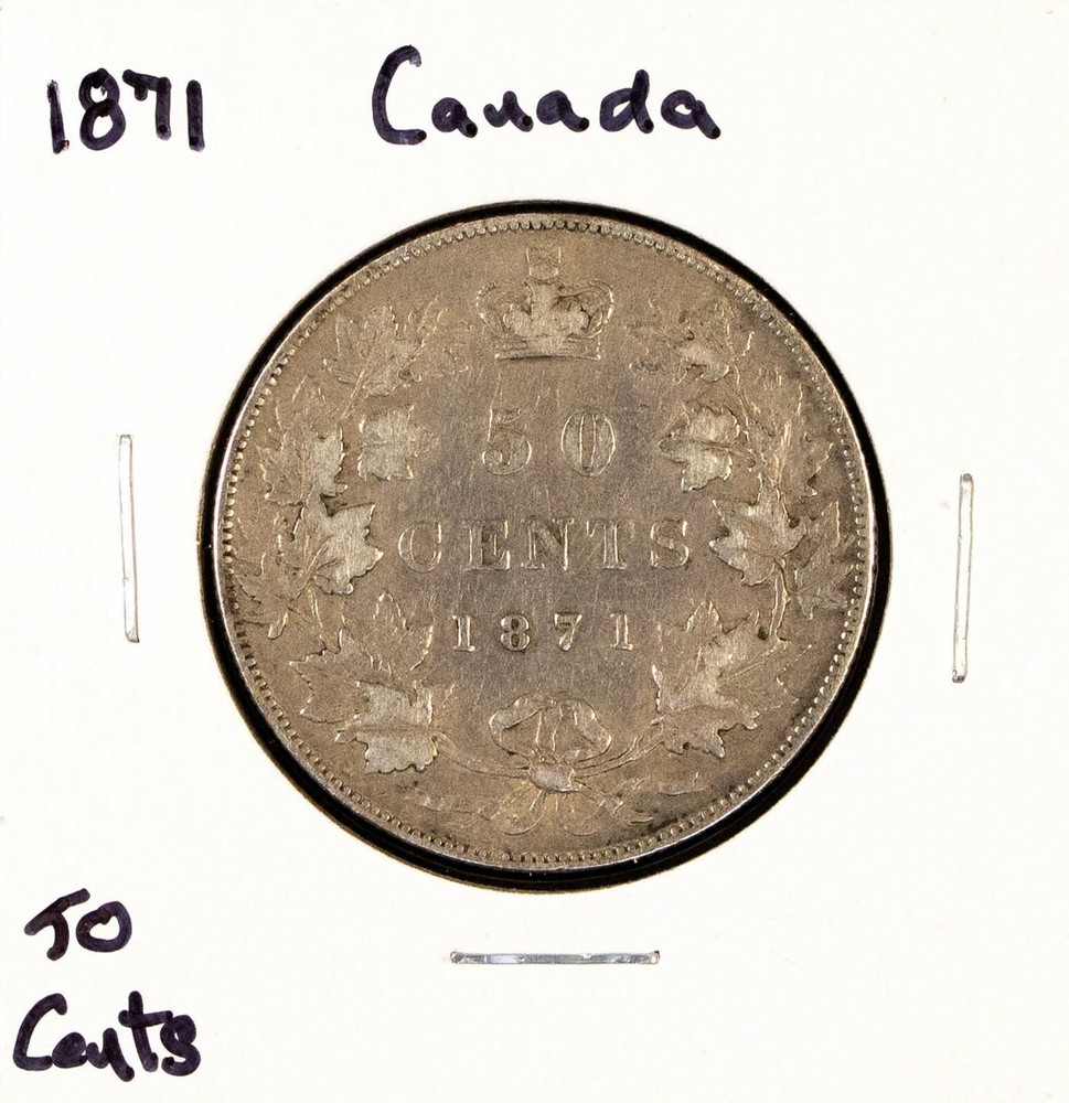 1871 Canada 50 Cents