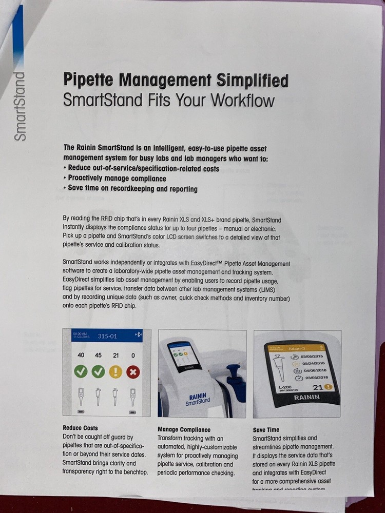 Rainin SmartStand Pipetting 360
