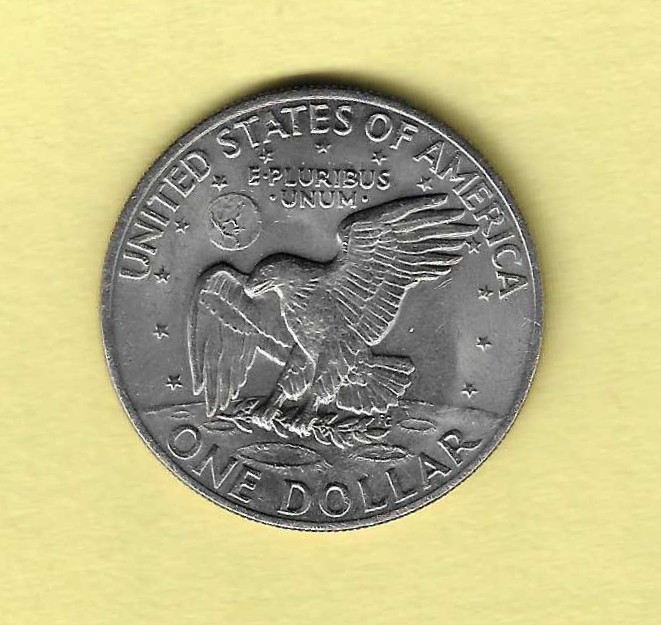 1972 - P Eisenhower Dollar AU-55