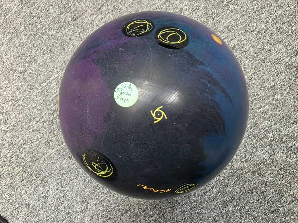 15 lbs USED Storm CODE X bowling ball