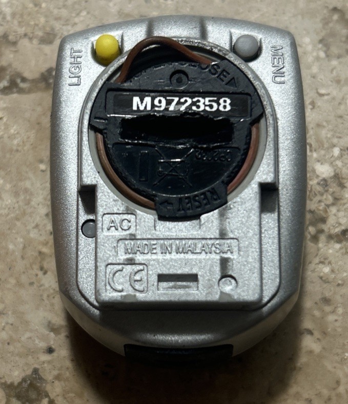 Cateye CC-MC100W Micro Wireless Backlight Display 10-Functions Cycling Computer