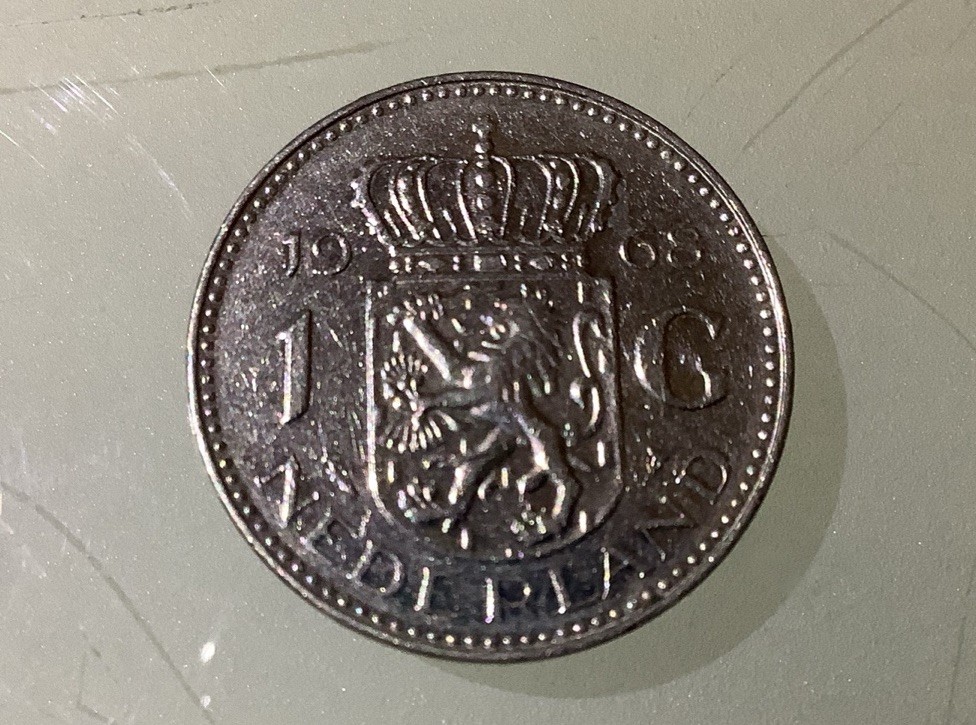 Netherlands 1 Gulden 1968 Circulated