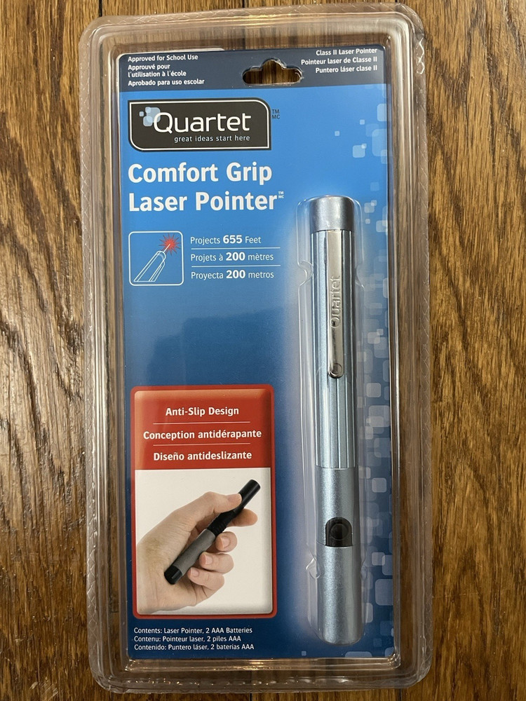 Quartet Comfort Laser Pointer Class 2 - Small Venue - Projects 655 Feet - New!