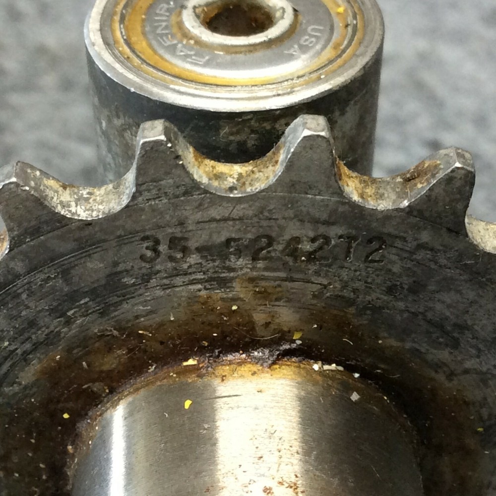 Beechcraft Control Column Roller Chain Sprocket Assy P/N 35-524274