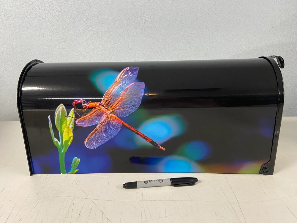 Dragon Fly Custom Mailbox - Fathers Day Gift - Personalized gift for her