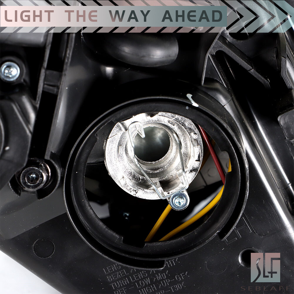 For Hyundai Sonata 2011-2014 Projector Headlights Assembly Pair Black Housing