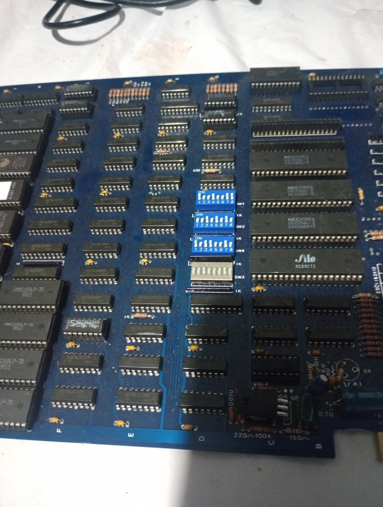 Unknown Untested 8 Line Game Board For Parts