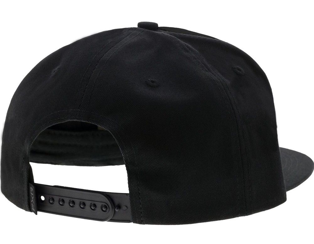 FXR Helium Plus Snapback Hat Black/Charcoal