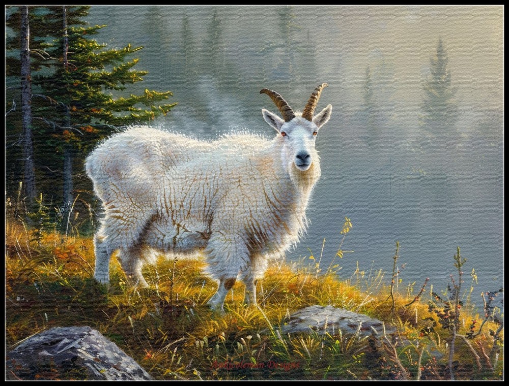 Summit Dweller - Chart Counted Cross Stitch Patterns Needlework DIY DMC Color