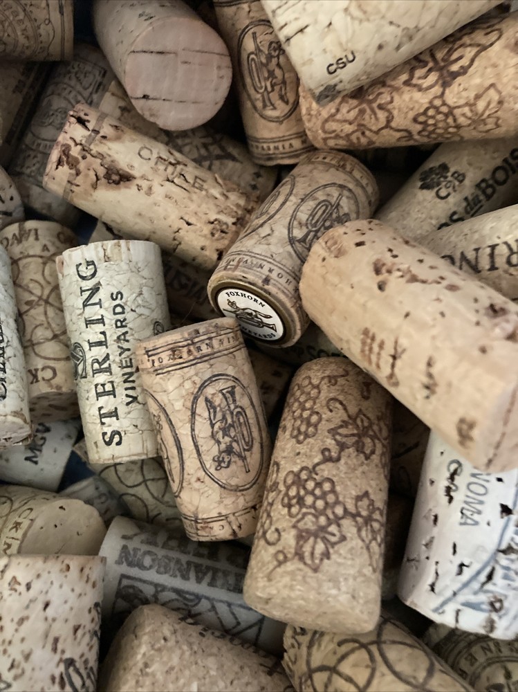 used natural wine corks 100