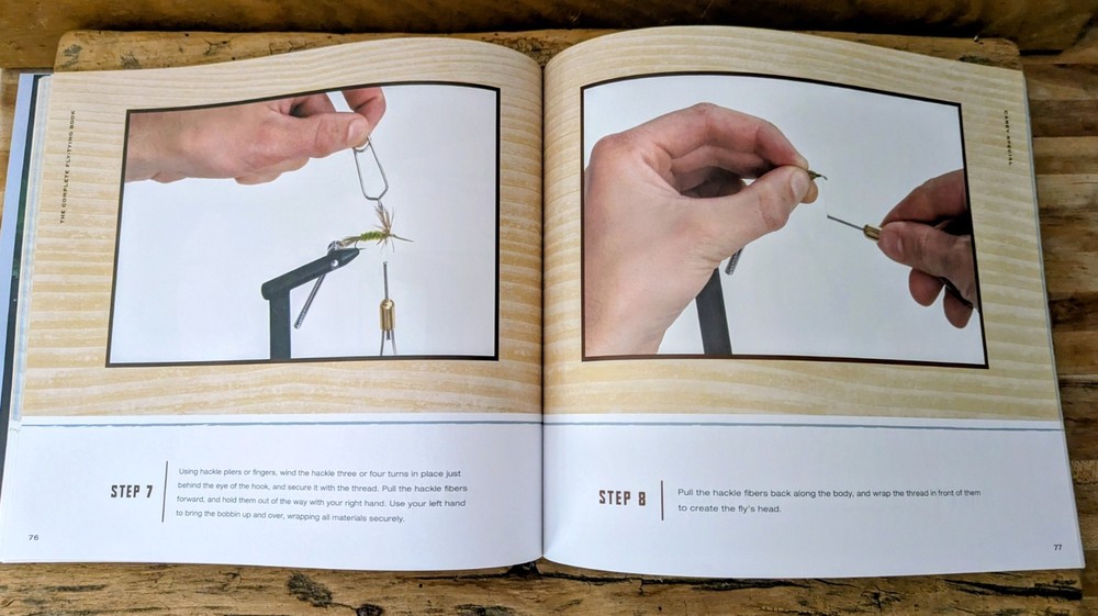 The Complete Fly-Tying Kit: Book, Vise, Tools, Materials, Instructions NOS