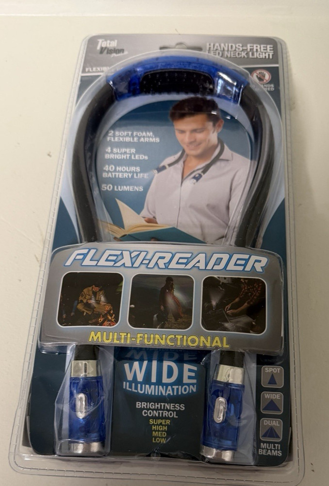 Hands-Free LED Neck Light Total Vision Reading Light Flexible