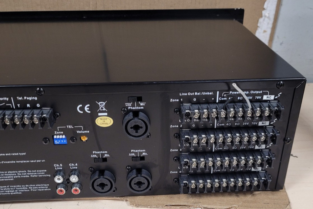 SPECO TECHNOLGIES PL200M AMPLIFIER (POWERS ON!)