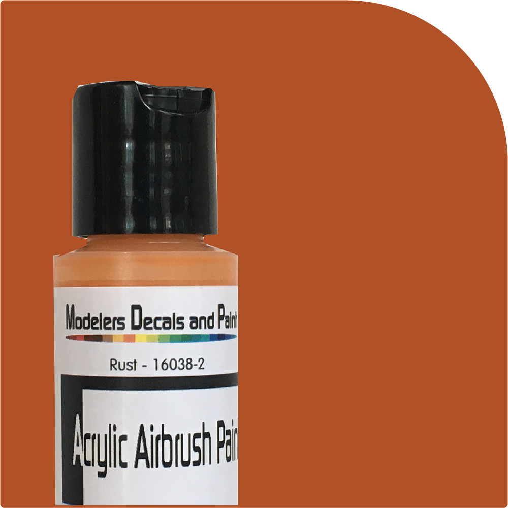 Rust 1oz Acrylic Air Brush Paint
