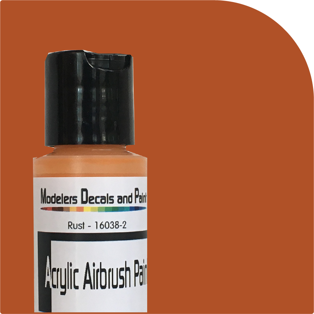 Rust 1oz Acrylic Air Brush Paint