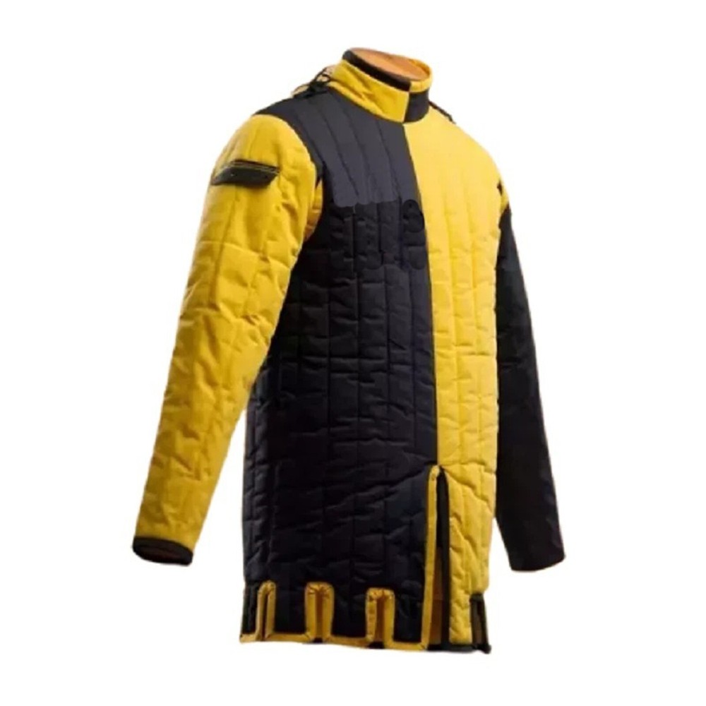 Medieval Cotton Padded Gambeson with Leather Laces