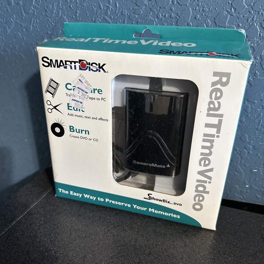 SmartDisk Real Time Video Capture Transfer To DVD Composite