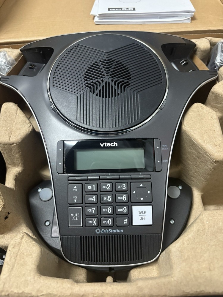 VTech VCS712 ErisStation DECT 6.0 Wireless Conference Phone With Two Wireless