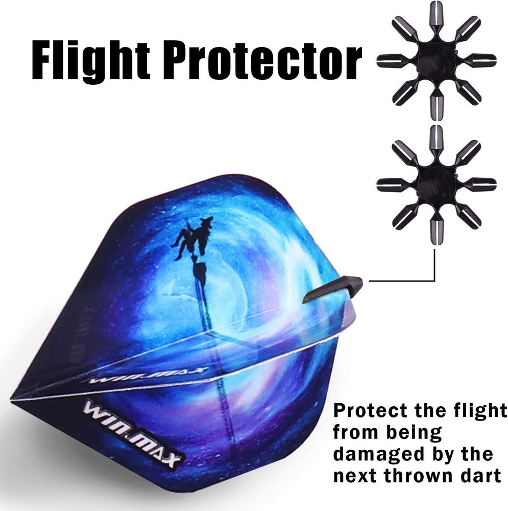 Complete Soft Tip Darts Package: 12 Elegant Darts, 100 Tips & Flight Protectors